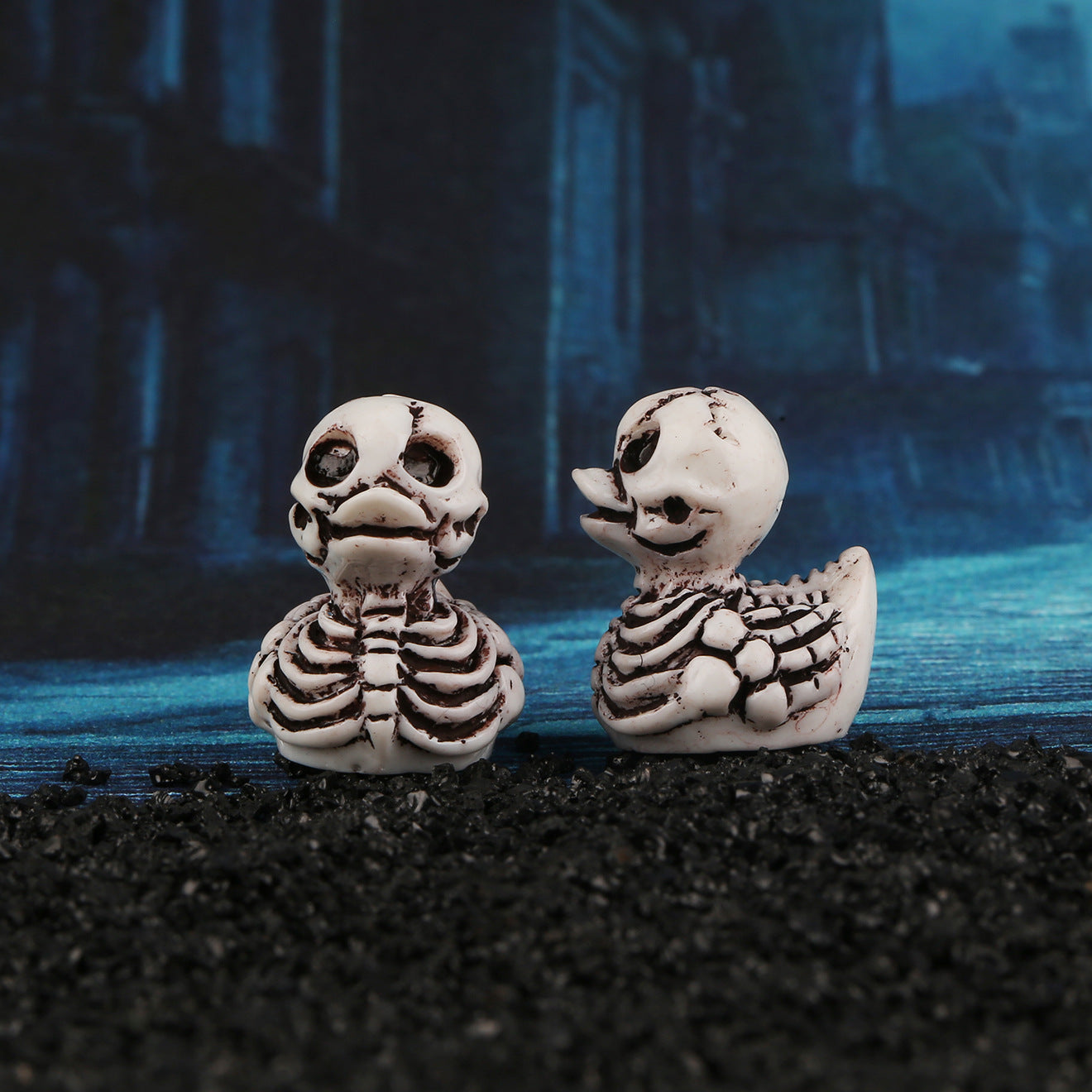 Wholesale  Devil Duck Pumpkin Skull Resin Desktop Figurine Decorative Ornament for Home Decor Gift