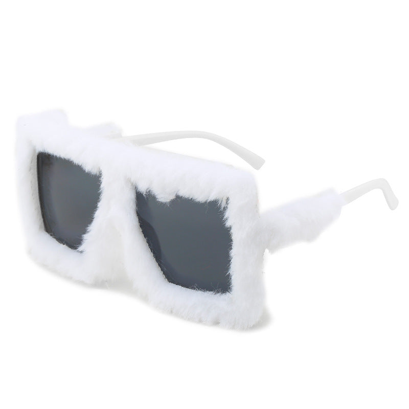 Wholesale Plush Fashion Cat Eye Sunglasses