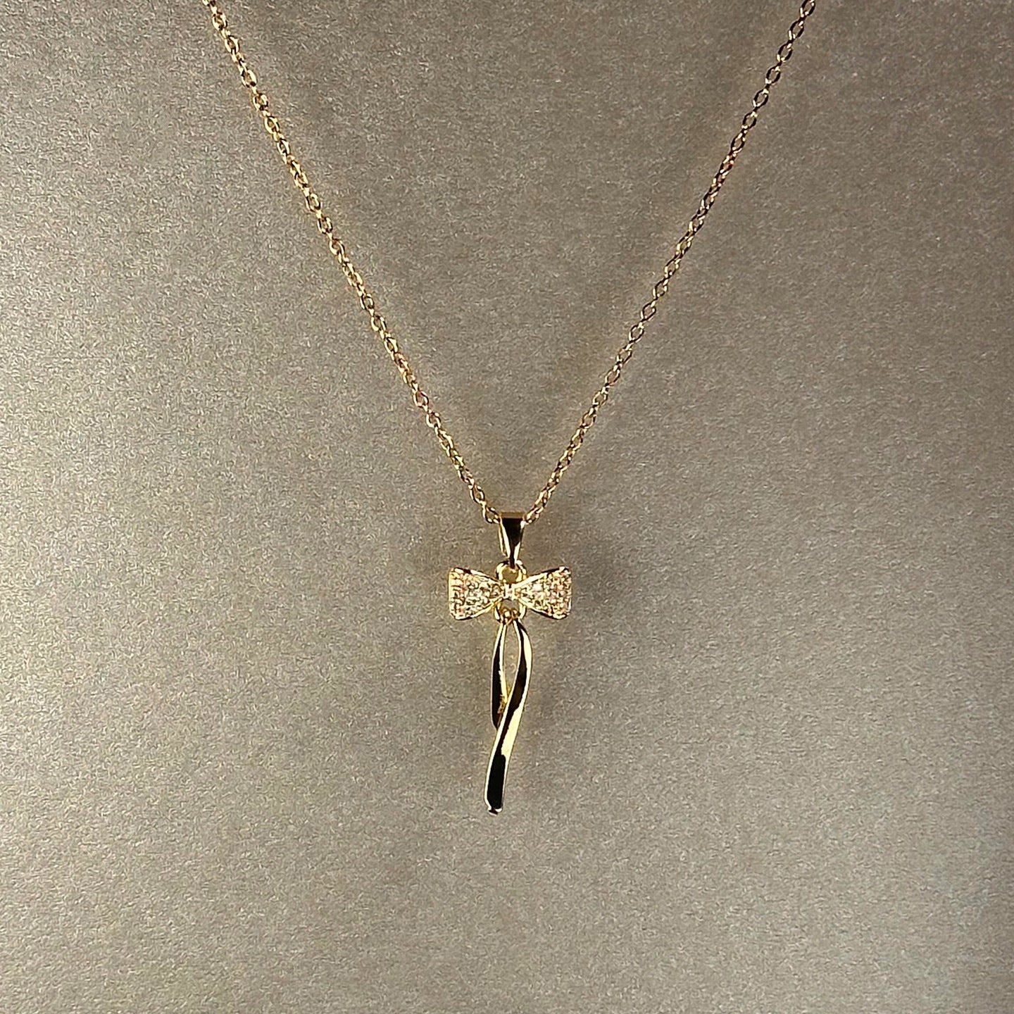 Wholesale Silver skirt with hollowed out umbrella skirt Titanium Steel Necklace