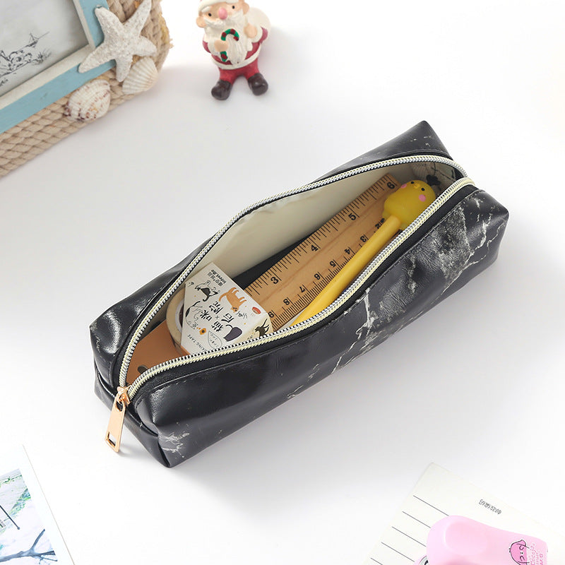 Wholesale Marble Leather Pencil Case