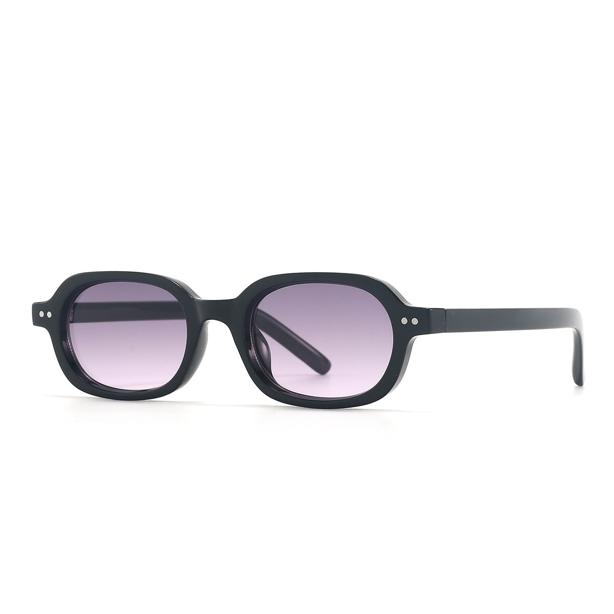 Wholesale Retro UV resistant oval shaped small frame sunglasses