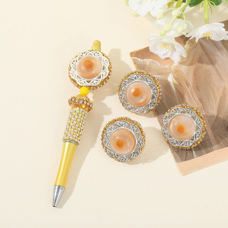 Wholesale Heavy Industry Alloy Cosmic Starry Sky Loose Balls