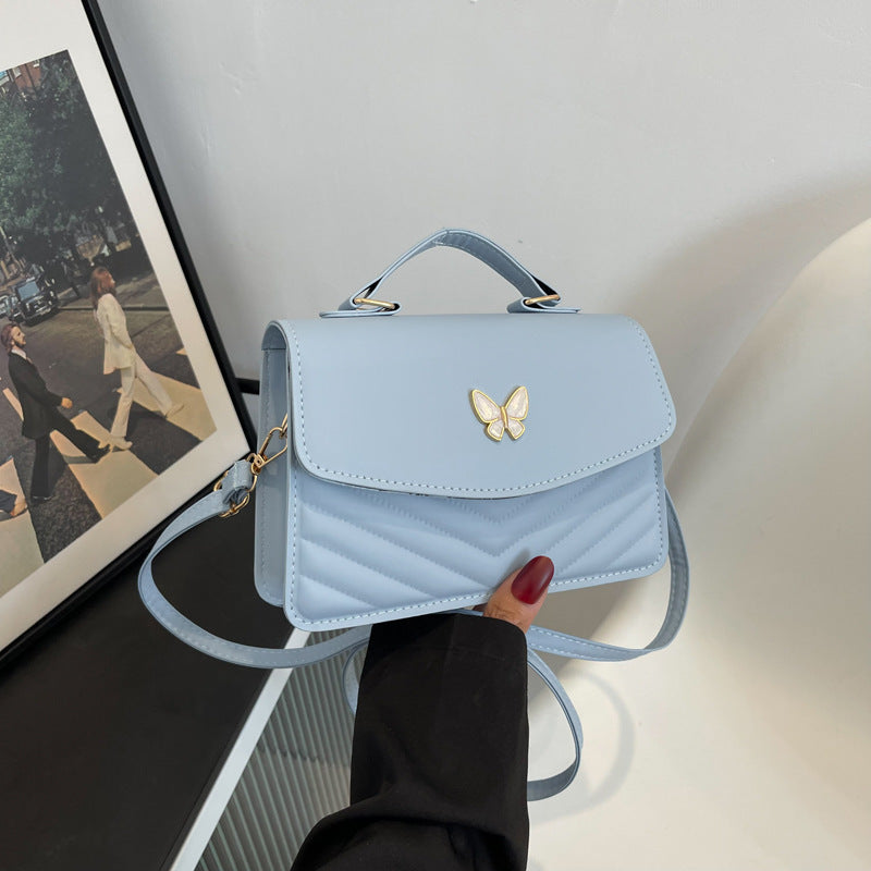 Wholesale Solid Color Butterfly Handbag Crossbody Bag