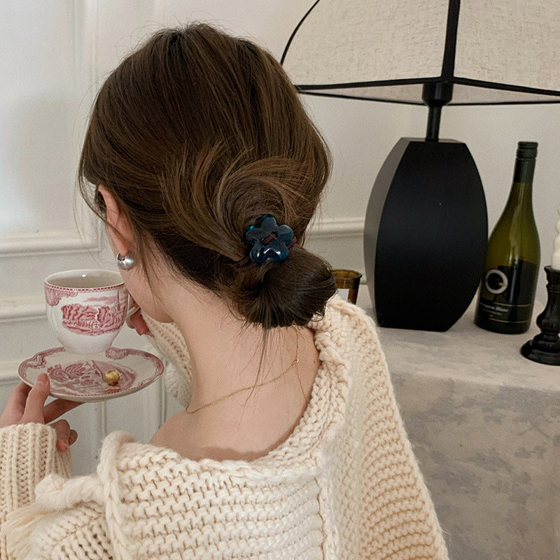 Wholesale Fresh and Simple High Elastic Cowhide Hair Rope