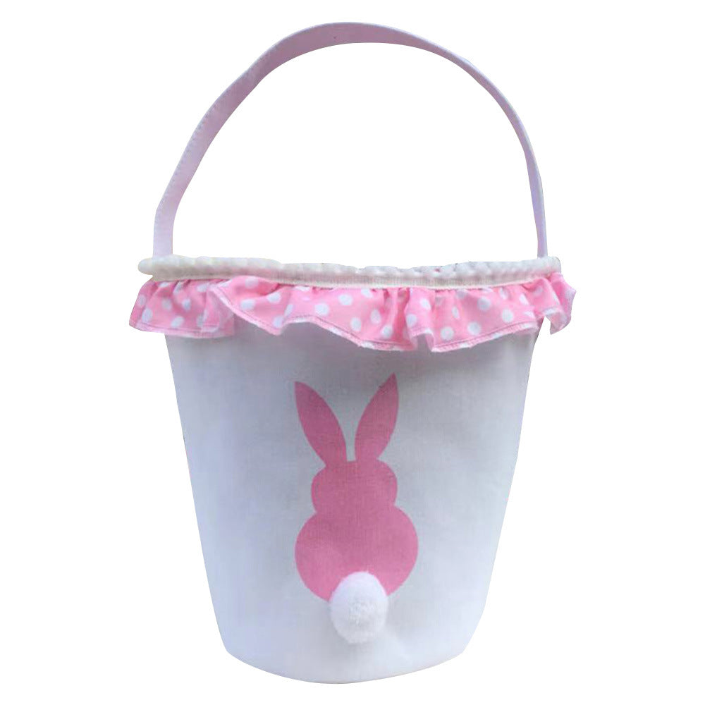 Wholesale 30PCS Easter Rabbit Tail Cotton Handbags