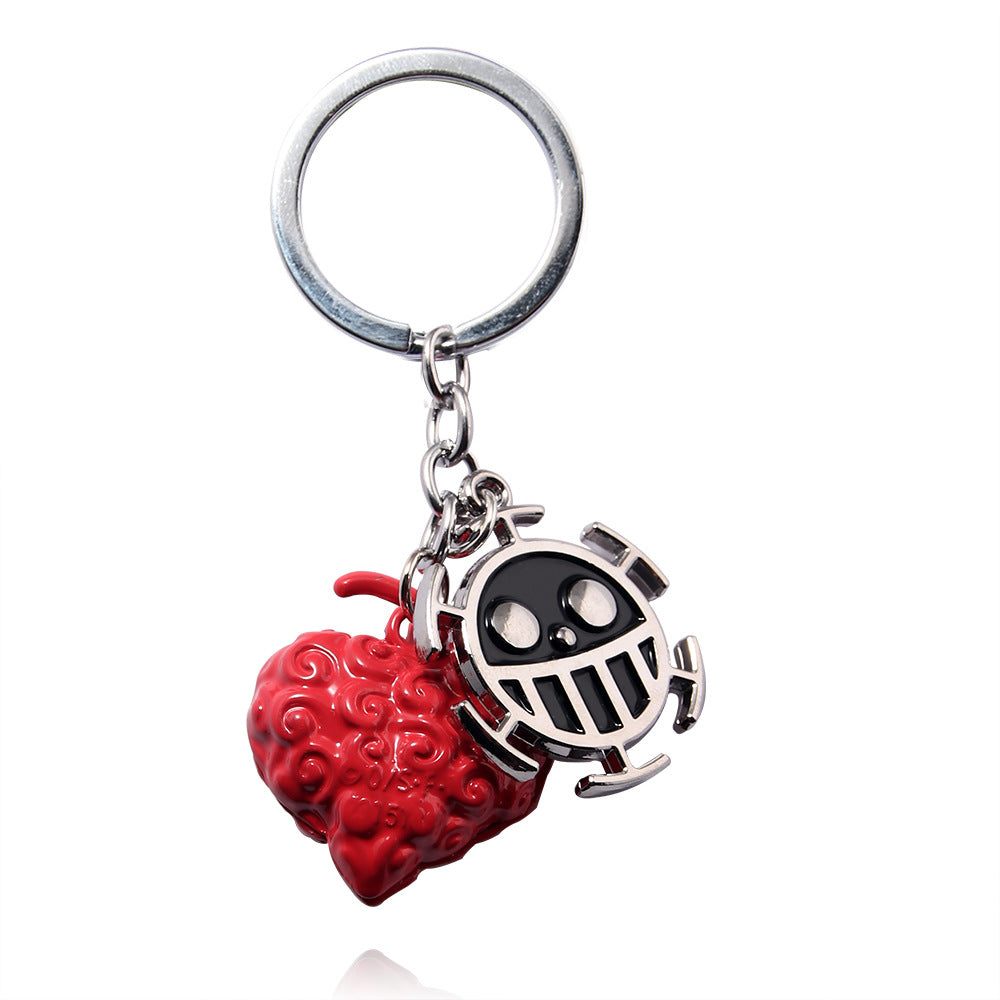 Wholesale Alloy Devil Fruit Pendant Keychain