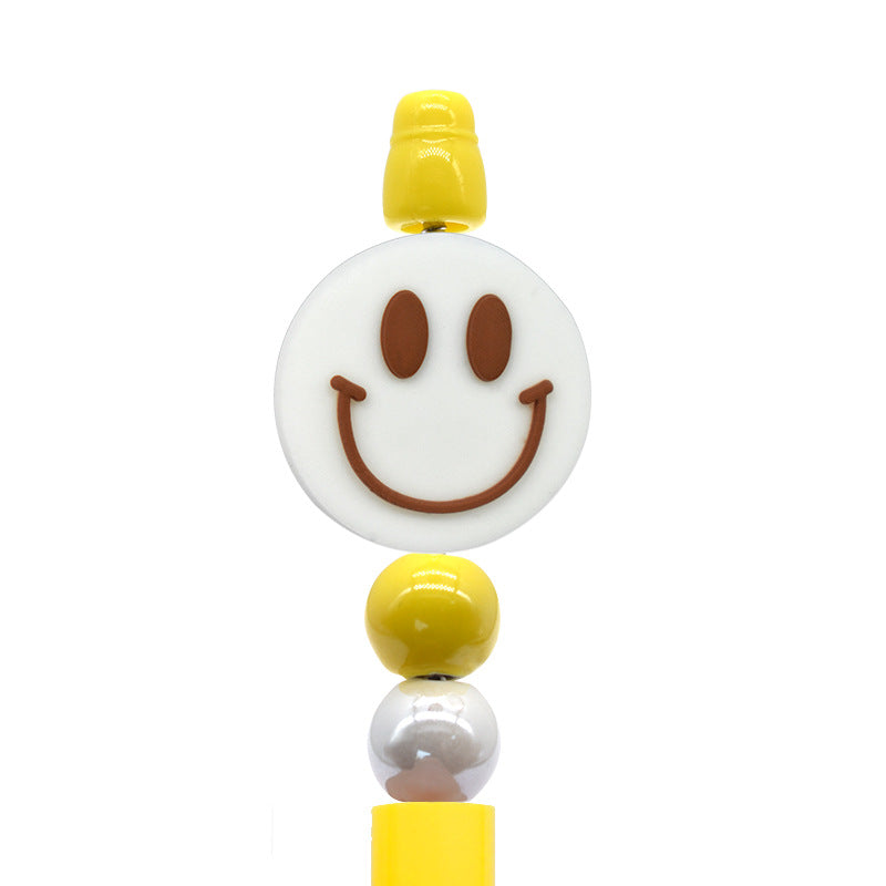 Wholesale Random 100pcs/pack Flower expression pattern bead   Focal Beads