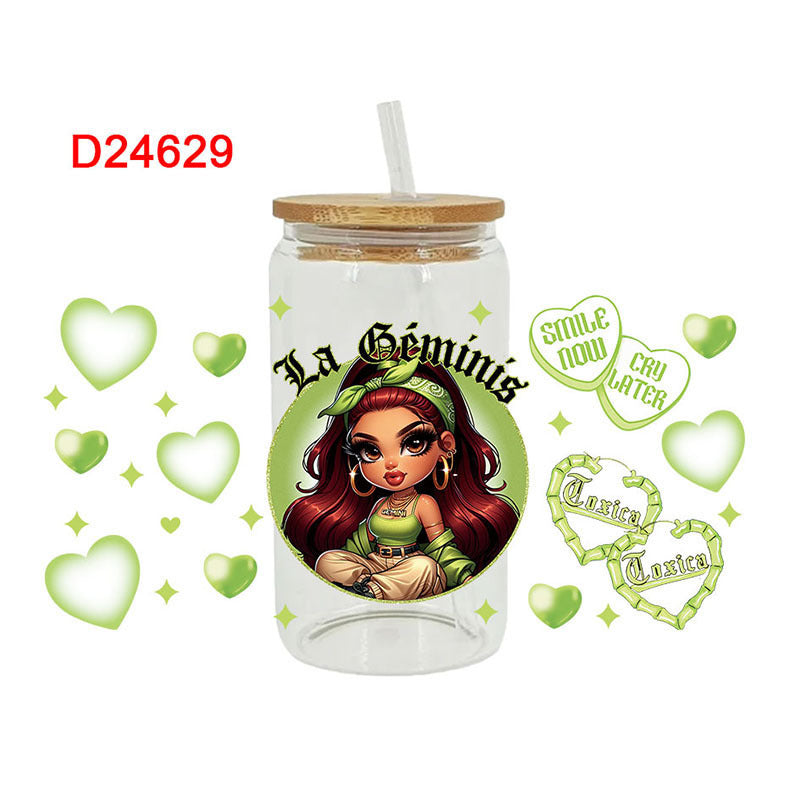 Wholesale UV Transfer Paste Glass Crystal Label Crystal Paste 16OZ UV DTF WRAPS