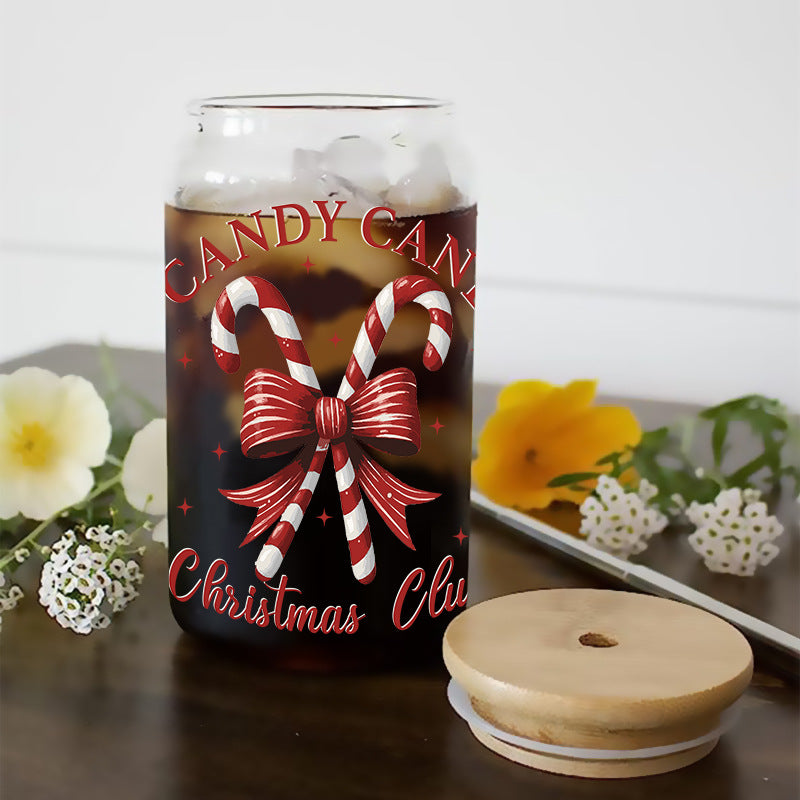Wholesale Red Christmas Cartoon Series  16oz Cup UV DTF Wraps