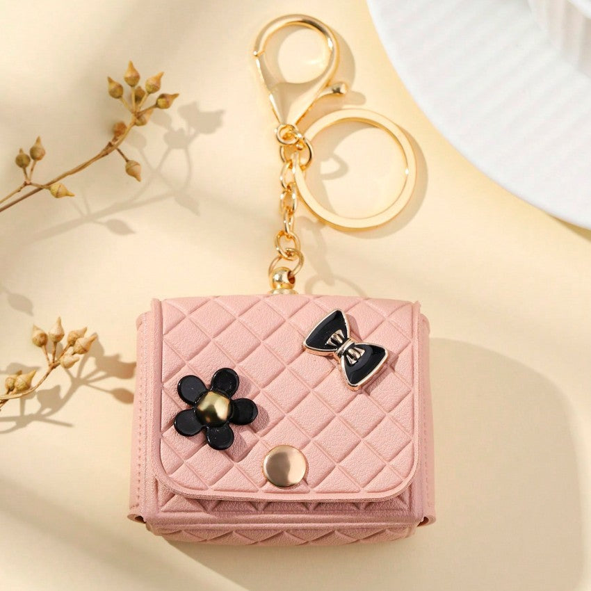 Wholesale Leather Mini Portable Zero Wallet Keychain