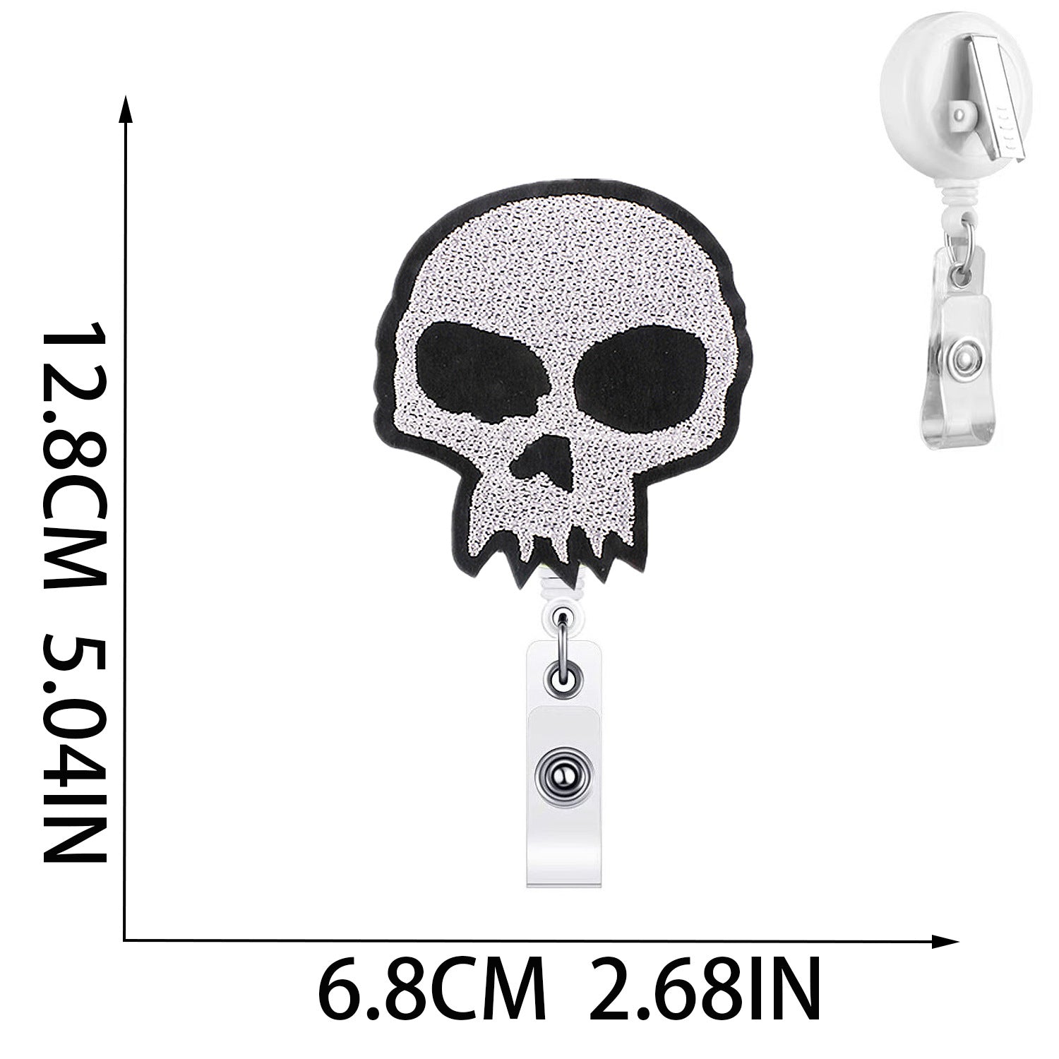 Wholesale Halloween Easy Pull-up Buckle Embroidered Cloth Sticker
