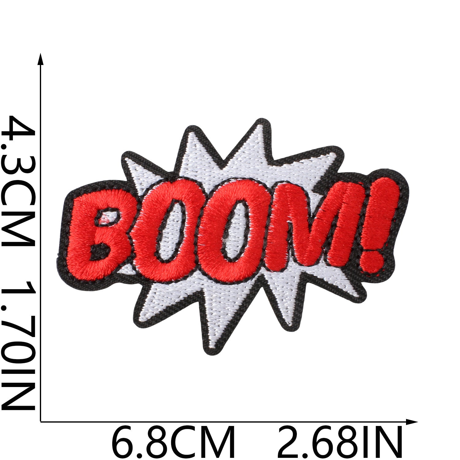 Wholesale Black Girl Magic Embroidered Iron On Patches Motivational Slogan DIY Clothing Decoration