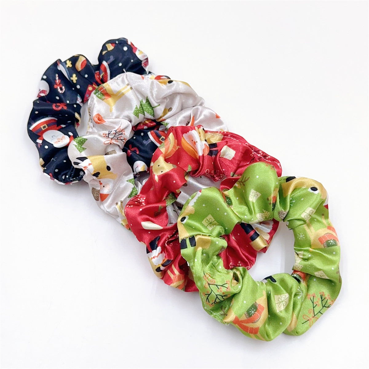 Wholesale Christmas Fabric Ribbon Hair Band