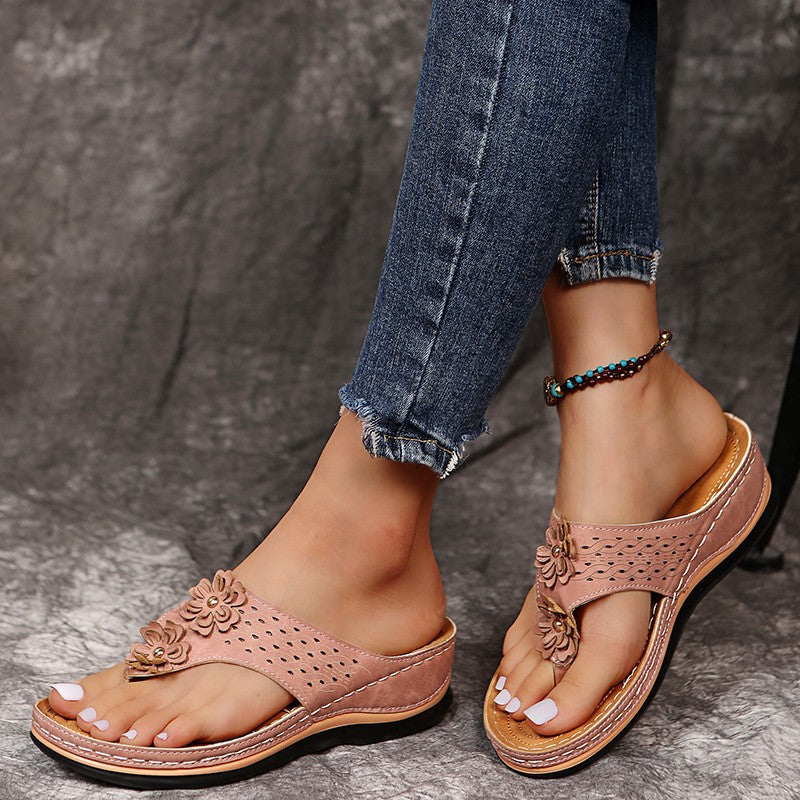 Wholesale Herringbone Platform Casual Fashion Versatile Shoes