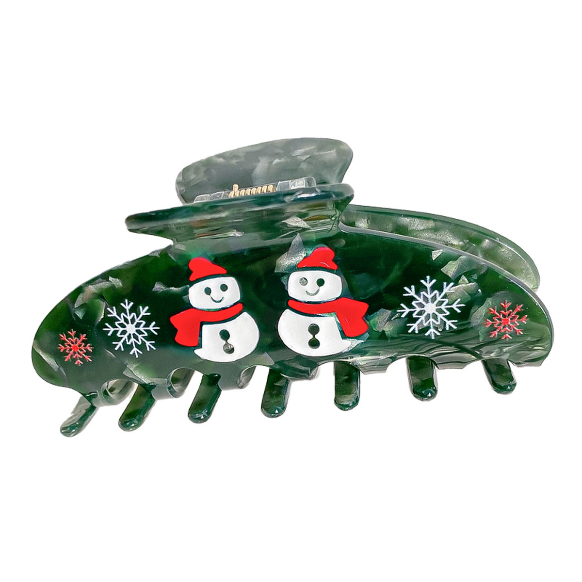 Wholesale Christmas Cartoon Gingerbread Man Acrylic Hair Clips