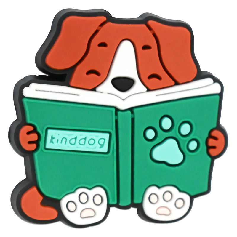 Wholesale   Random 100pcs/pack  Cartoon dog bead  Focal Beads