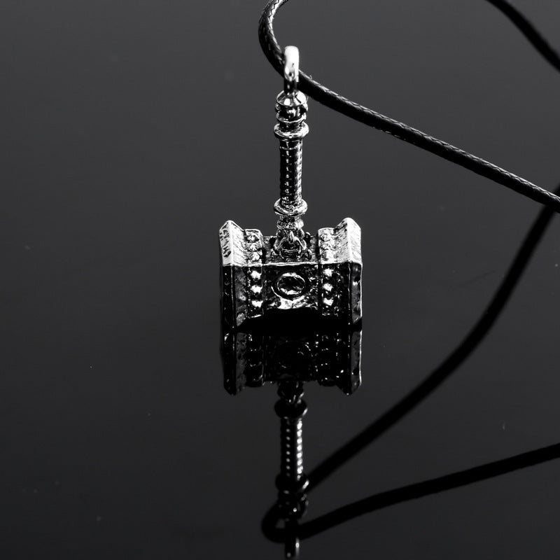 Wholesale Retro Domineering Crown Tag Necklace