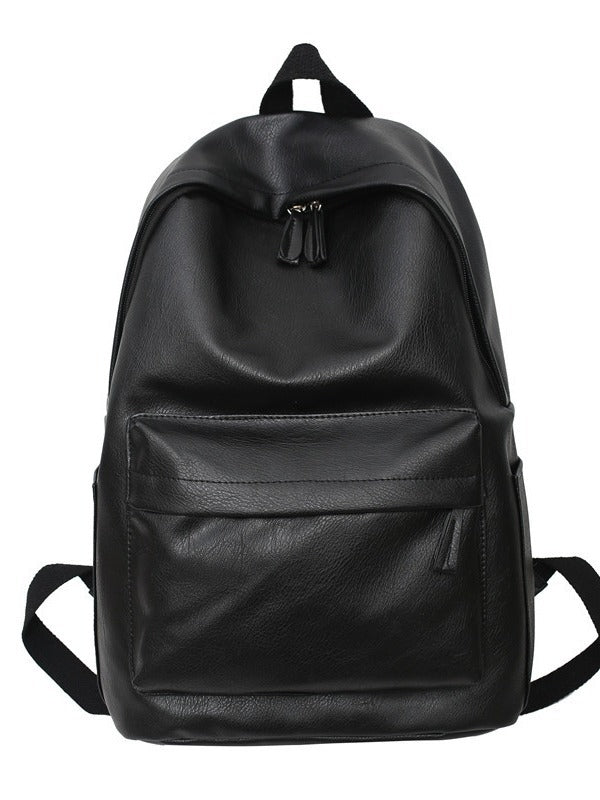 Wholesale Pu Soft  Schoolbag College Student Casual Travel Backpack