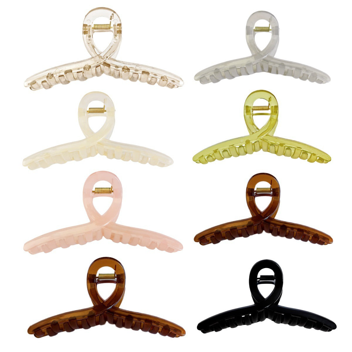 Wholesale Jelly color ribbon cross shark clip