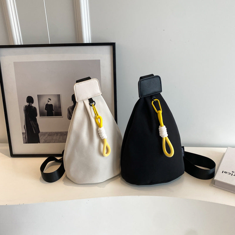 Wholesale Oxford Cloth Shoulder Chest Bag Crossbody Bag Simple Casual Solid Color Lightweight Travel Bag