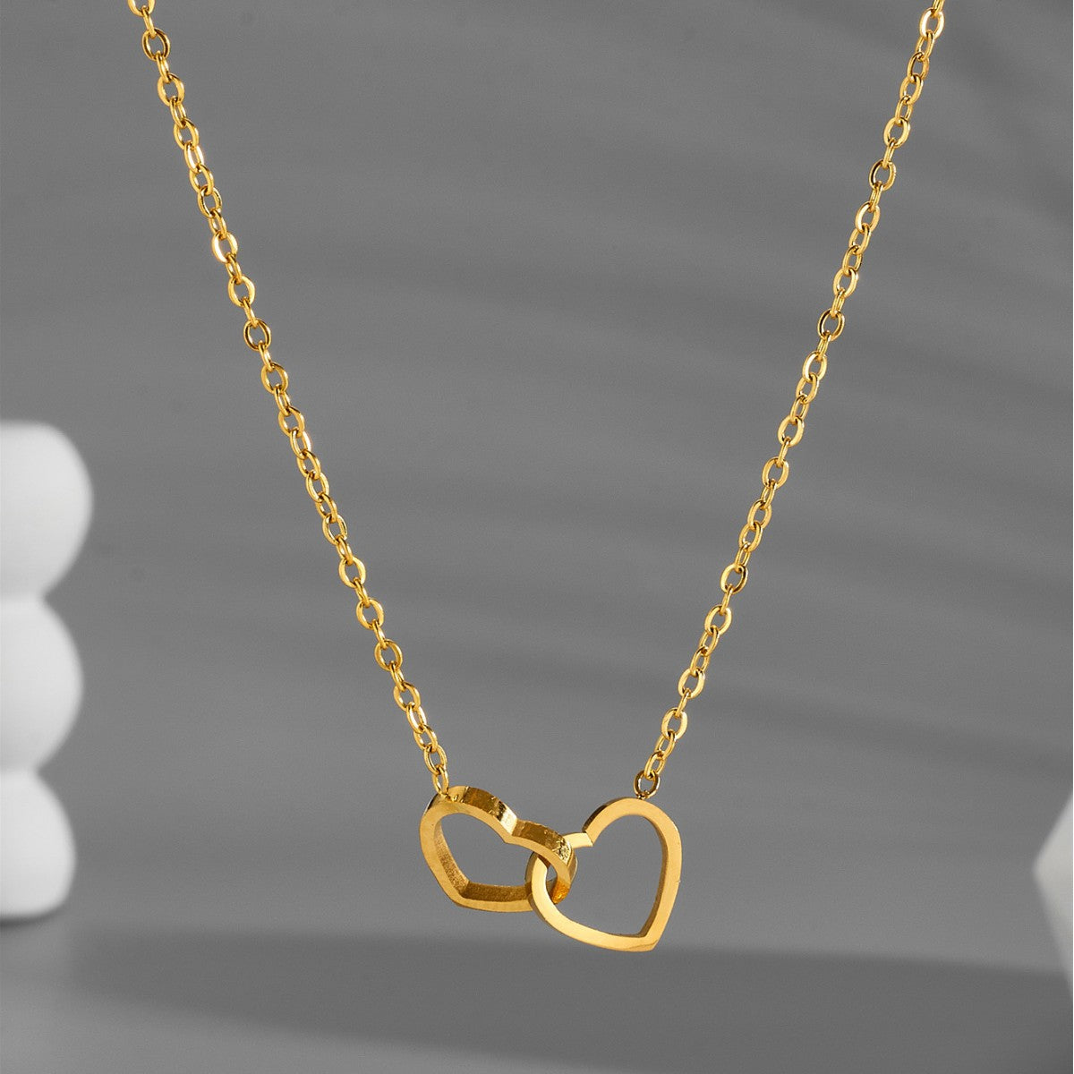 Wholesale Heart-shaped Necklace  Titanium Steel