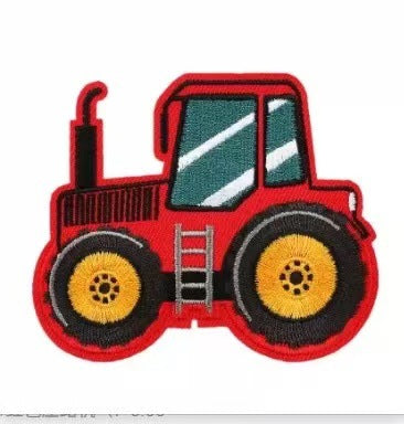 Wholesale Stylish Cartoon Police Car Embroidery Patch Polyester Clothing Patch For Everyday Wear Resale Accessory