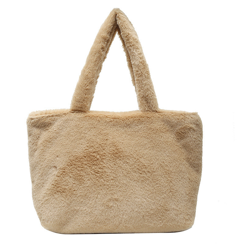 Wholesale Autumn and Winter Cow Pattern Plush Handbags