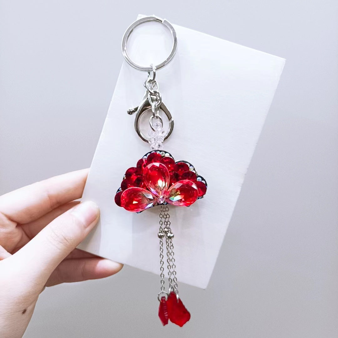 Llaves de borlas de cristal al por mayor