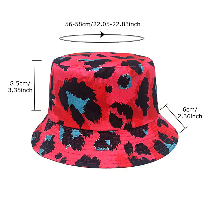 Wholesale Leopard Print Polyester Bucket Hat