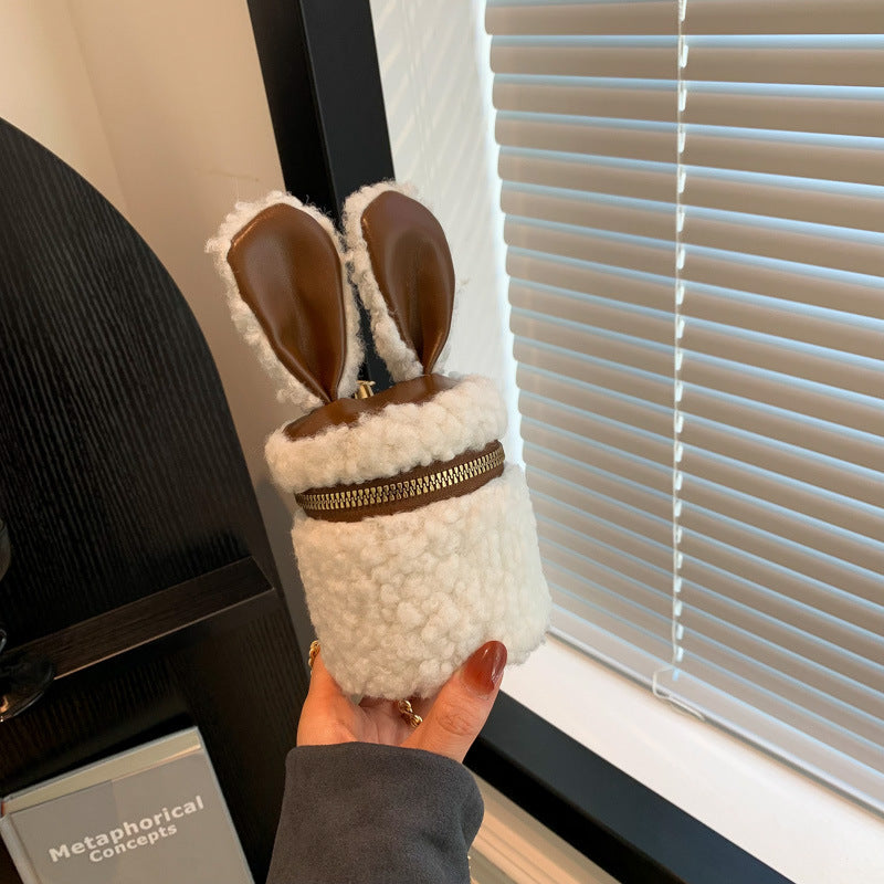 Wholesale Children's Bag Lambswool Mini Lipstick Bag Chain Crossbody Bag