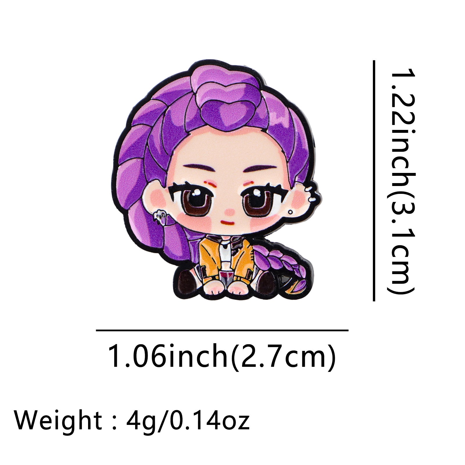 Wholesale Cartoon Girl Group Brooch Metal Badge Accessories