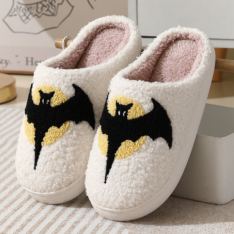 Wholesale Winter Halloween Home Comfortable Thick-soled Warm Indoor Couple Cotton Slippers