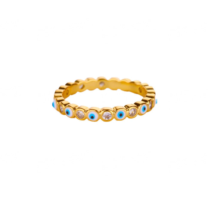 Wholesale Fashion Personalized Devil' s Eye Opening Index Finger Ring
