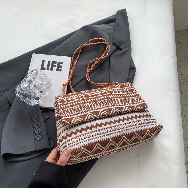 Wholesale Fabric Retro Ethnic Style Chain Bags