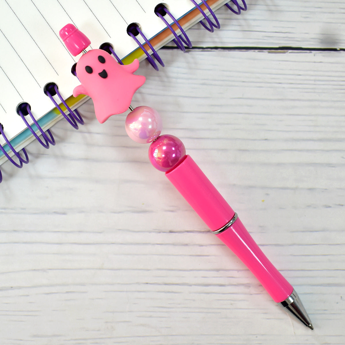 Wholesale 10pcs Cute Ghost  beaded pens