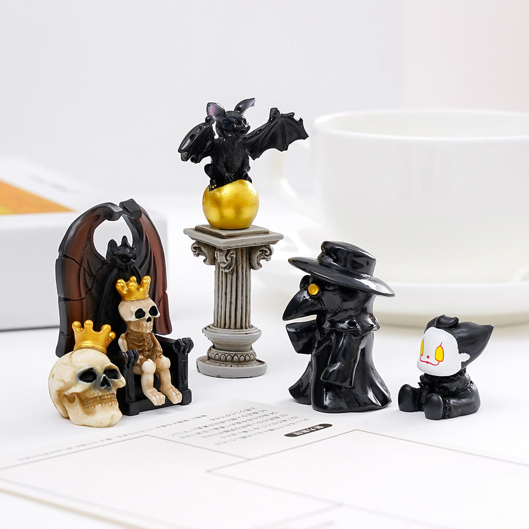 Wholesale  Skeleton Angel Resin Ornament Decorative Car Desktop Accessory Gift