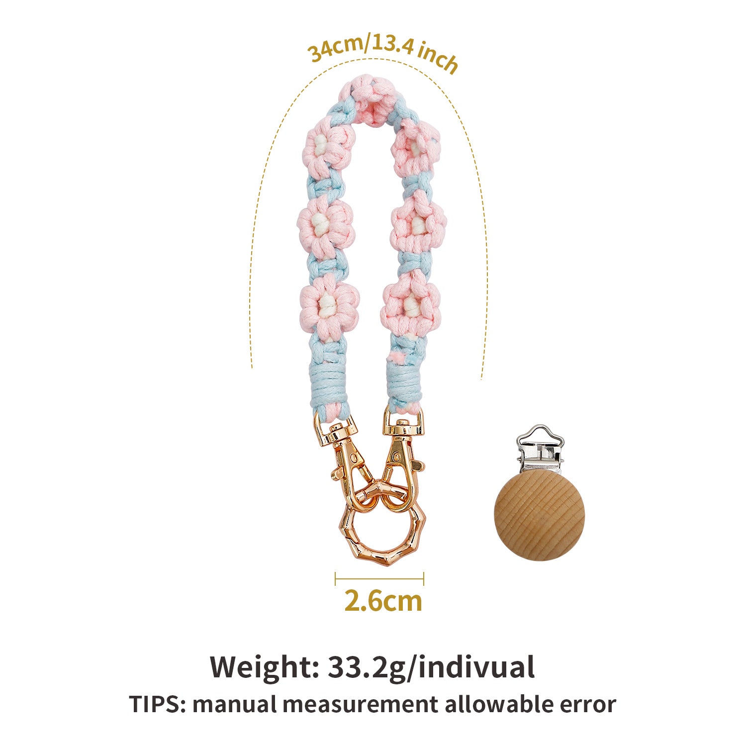 Wholesale Original Multi functional Pendant Handmade Cute Daisy Flower Keychains