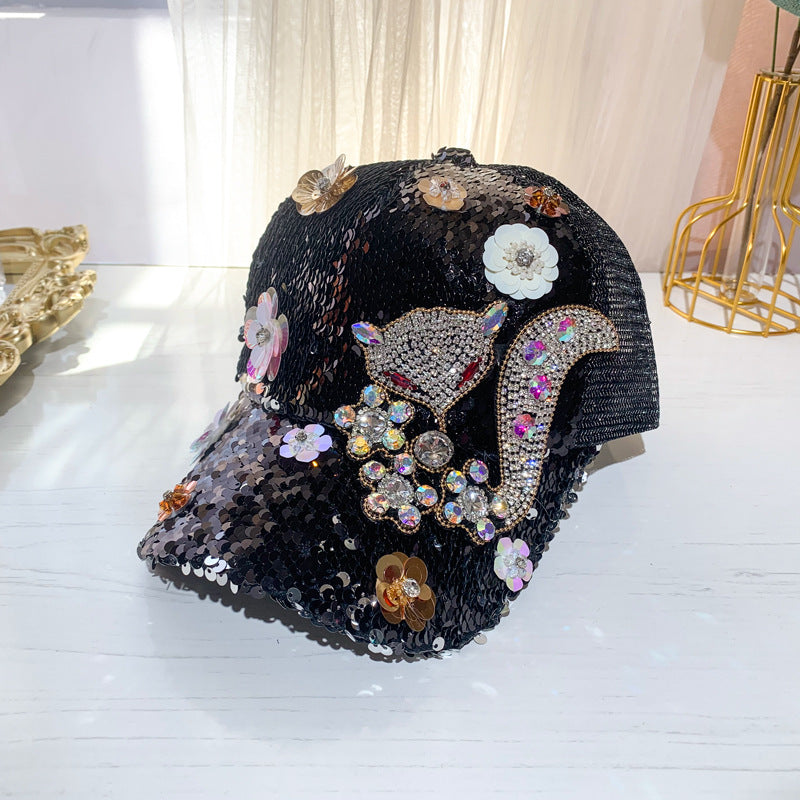 Wholesale Rhinestone Sequin Baseball Cap