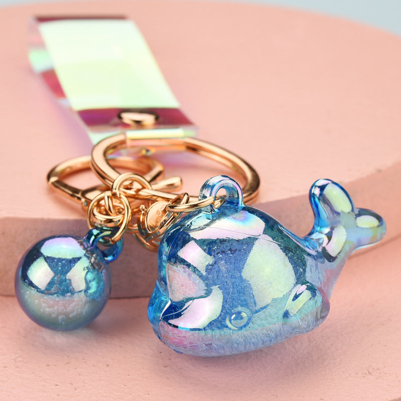 Wholesale Acrylic Dolphin Keychains