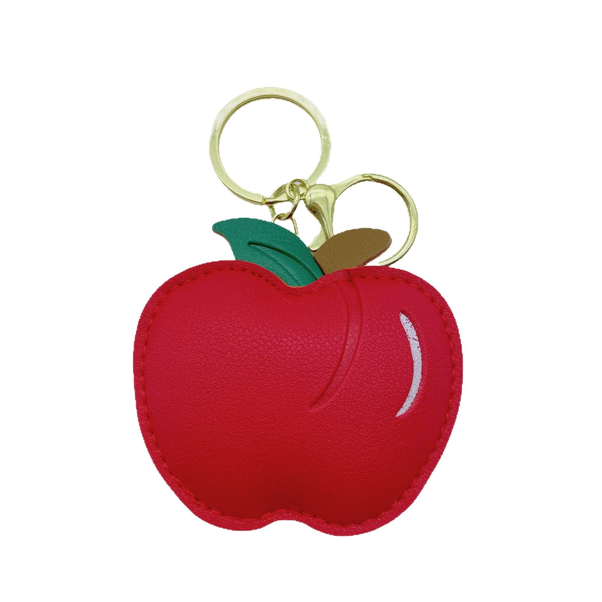 Wholesale Multicolor apple keychain charm