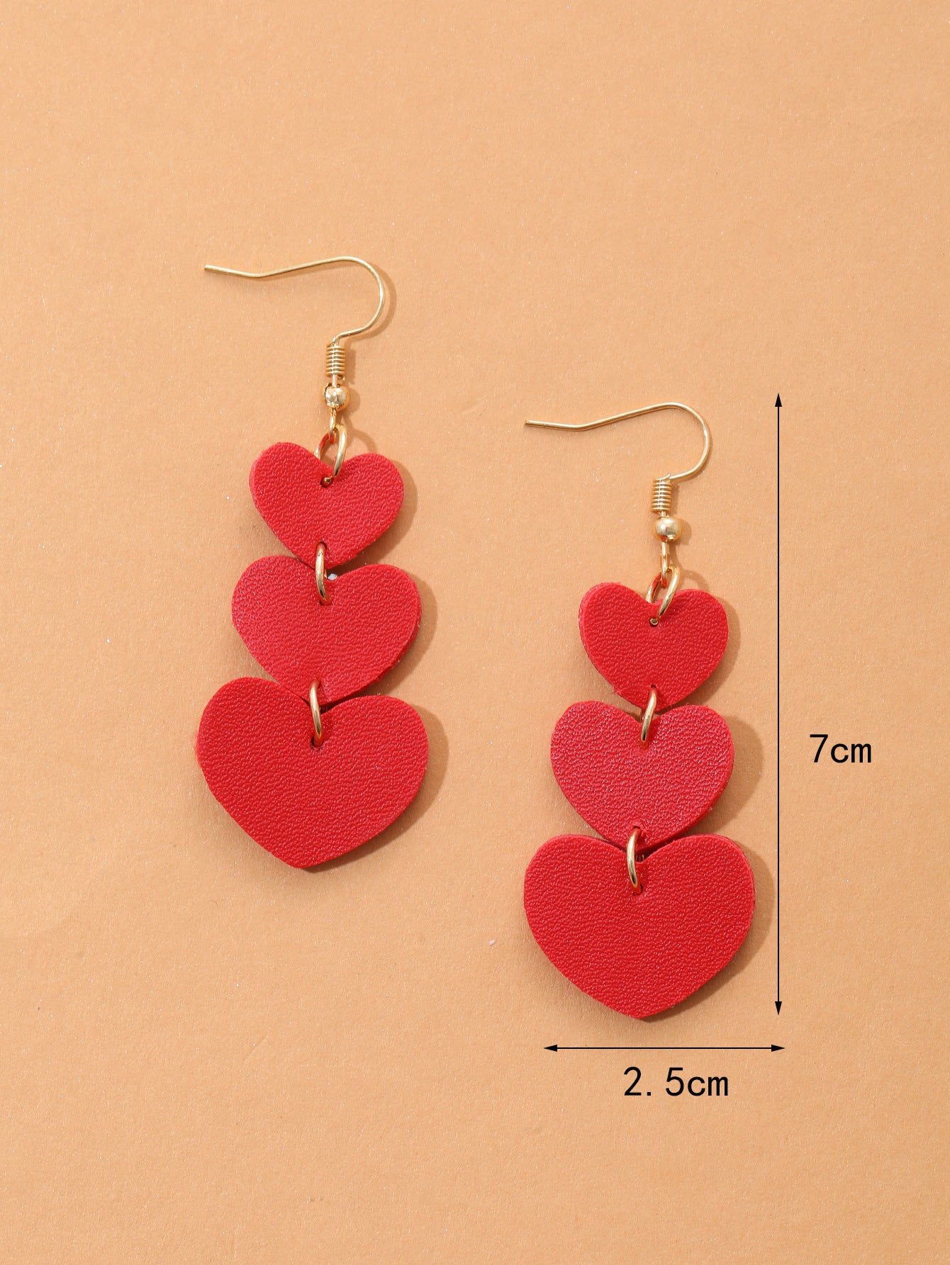 Wholesale Valentine' s Day Love Cherry Wine Glass Earrings