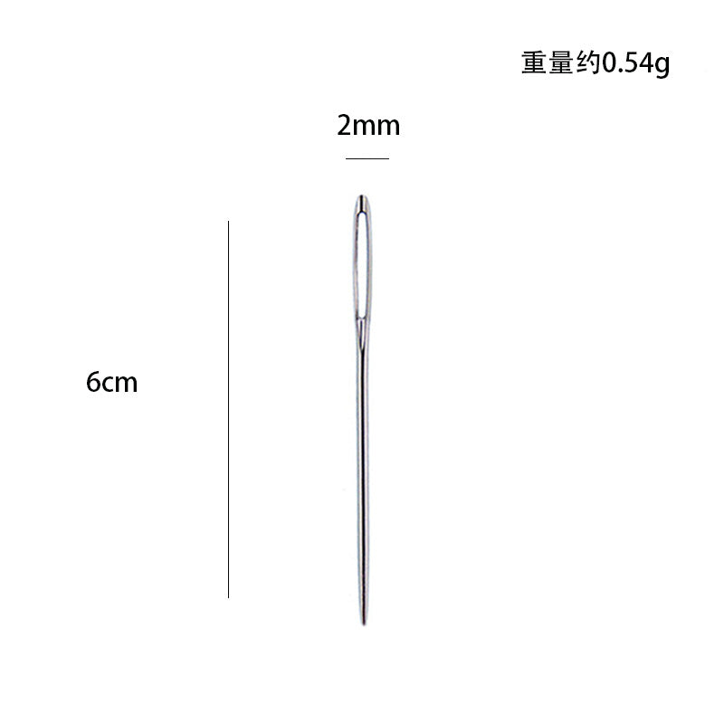 Wholesale 25pcs Household Pointed Hand Sewn Blunt Head Gold Tail Sewn Quilt Cross Stitch Sewing Needle
