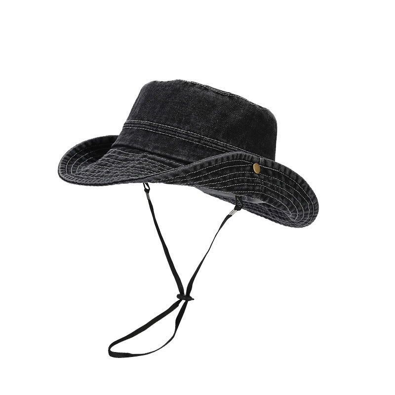 Denim mayorista Western Cowboy Bucket Sombrero