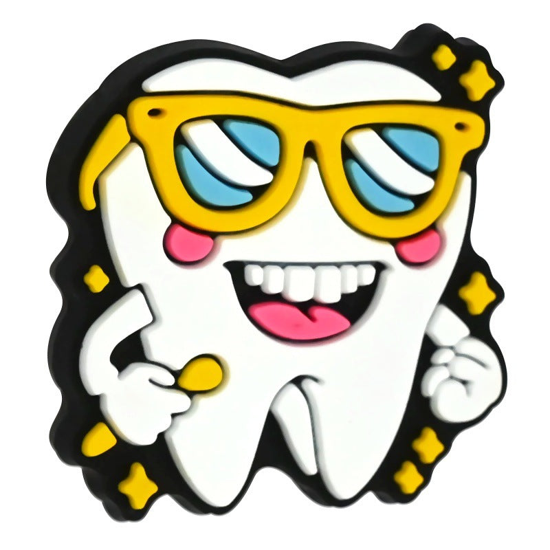 Wholesale Random 100pcs Tooth Protection Beads DIY Focal Beads