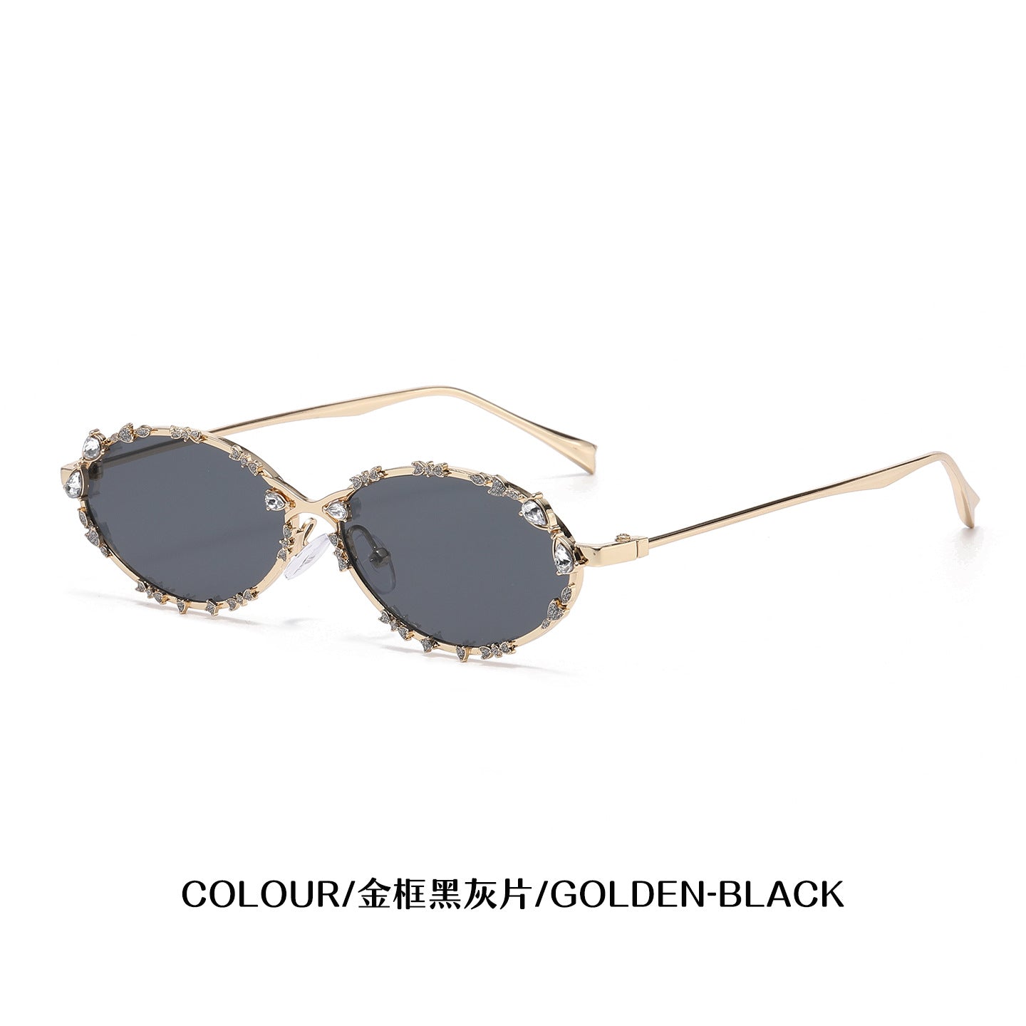 Wholesale Diamond studded anti blue light sunglasses