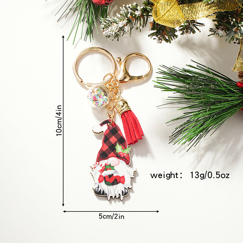 Wholesale Christmas Wooden Keychain