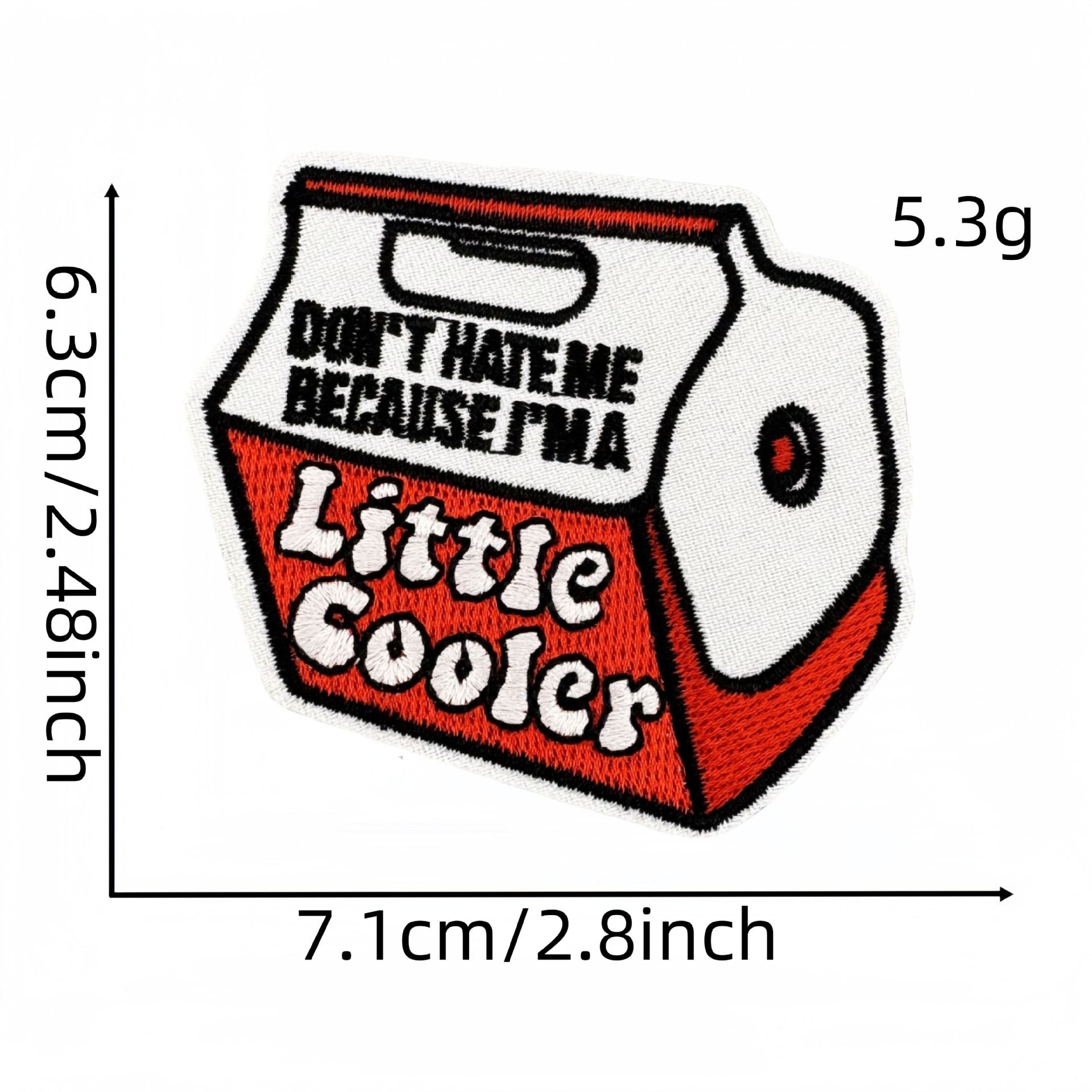 Wholesale Cartoon Fun Quirky Style English Letter Animal Character Velcro Badge Patch