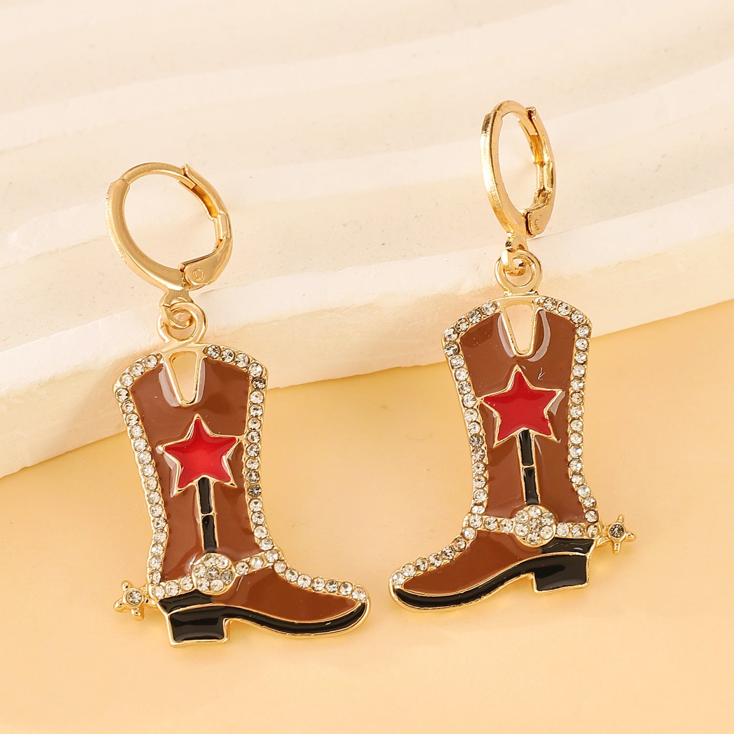 Wholesale Halloween Alloy Diamond Drop Earrings Retro Fashion Hat Shoes Earrings