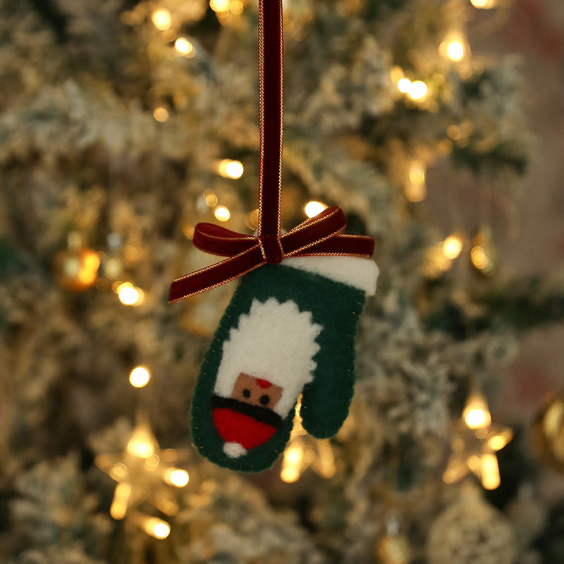 Wholesale Christmas gift plush Christmas tree pendant Christmas decoration