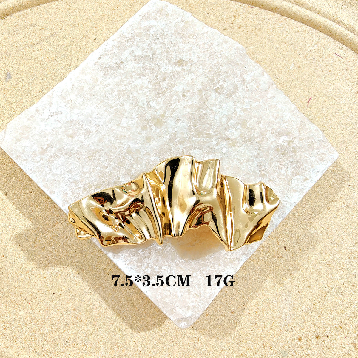 Wholesale Spring Clip Geometric Alloy Hairpin Back Head Ponytail Hair Accessories All-match Fashion Hair Headwear